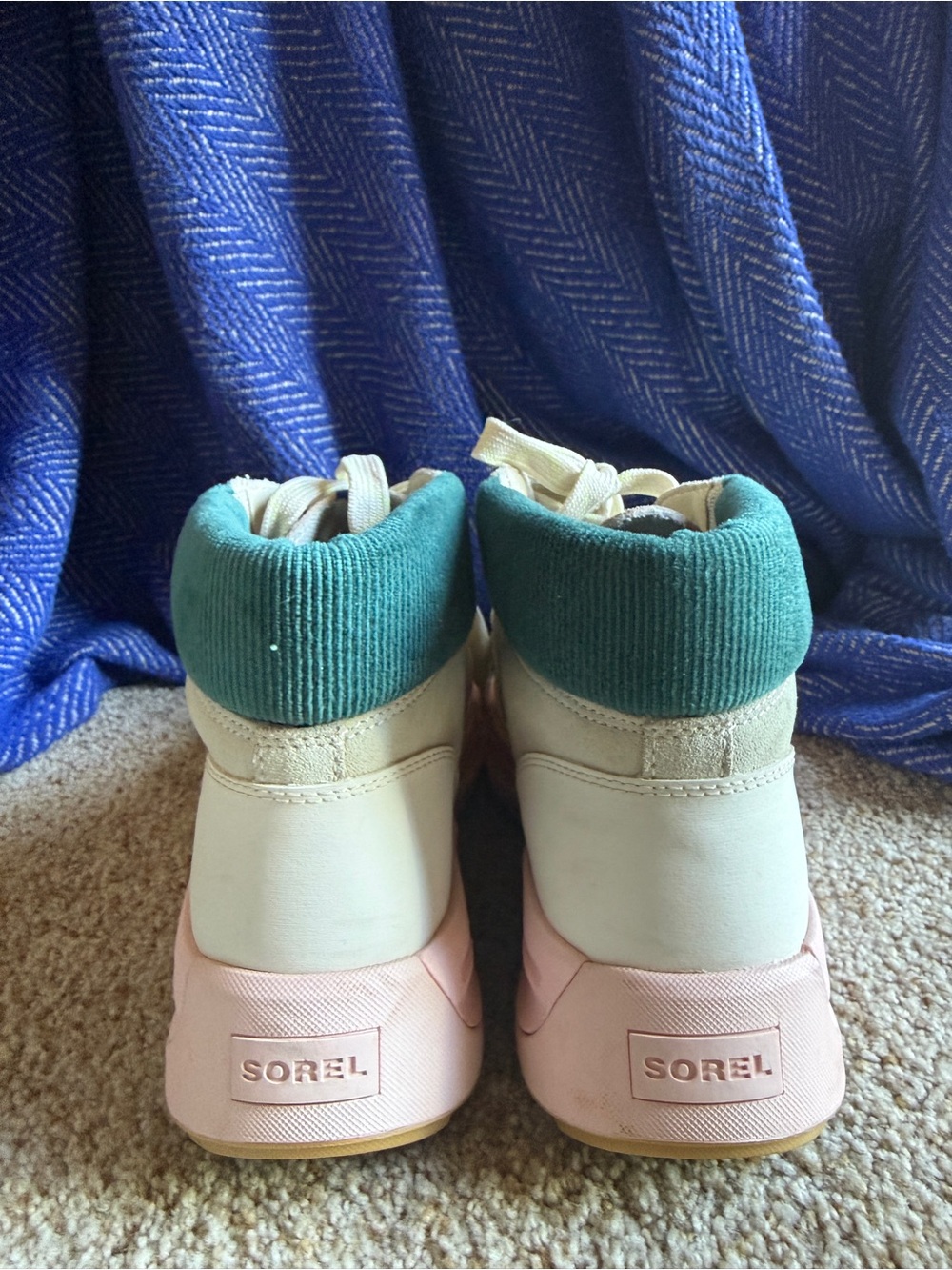 Sorel Women’s Boots Cream Pink Size 11 - Picture 4 of 7